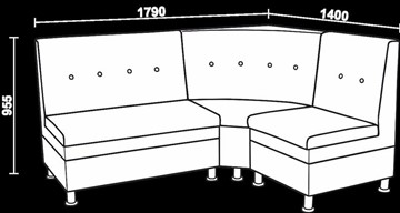 Угловой кухонный диван Нео КМ-05 ДУ в Йошкар-Оле - предосмотр 2